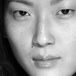 Hye Park backstage at Louis Vuitton's fall 2006 runway show.