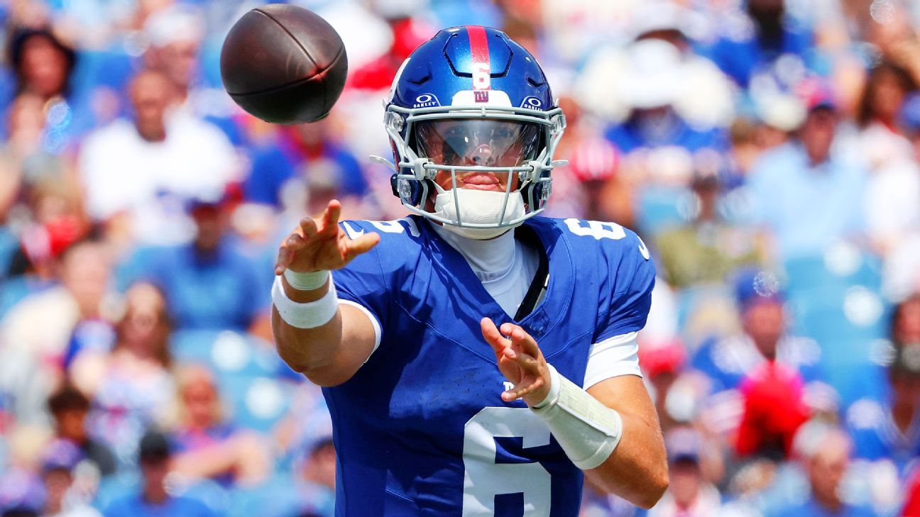 Giants QB2 Jaxson Dart following in Mahomes’ rookie footsteps
