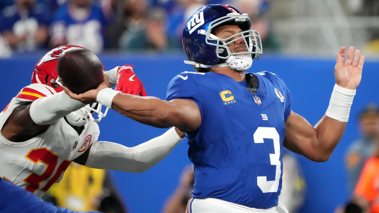 Giants' offense poses no threat in 22-9 primetime loss to Chiefs