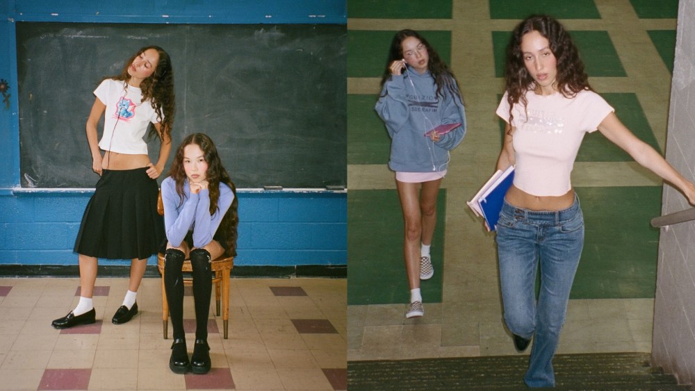 Danielle Guizio's eponymous label collaborates with K-pop girl group Le Sserafim on a new collection.