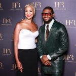 Brandice Daniel and Usher at Harlem's Fashion Row's 18th Annual Show and Style Awards.