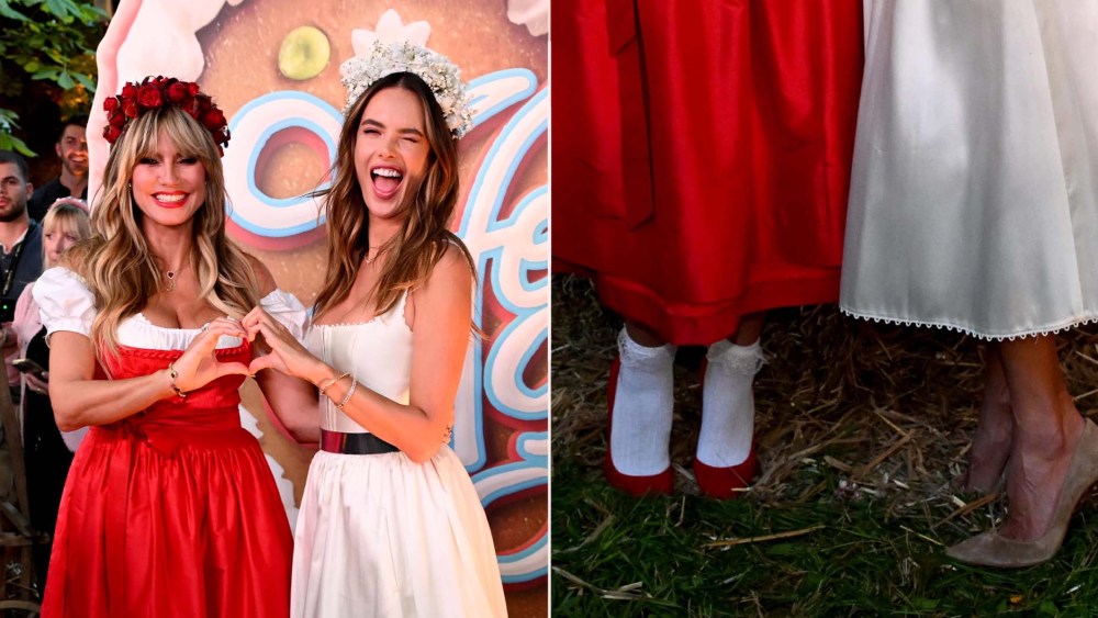 Heidi Klum & Alessandra Ambrosio Match Dirndls to Heels at HeidiFest