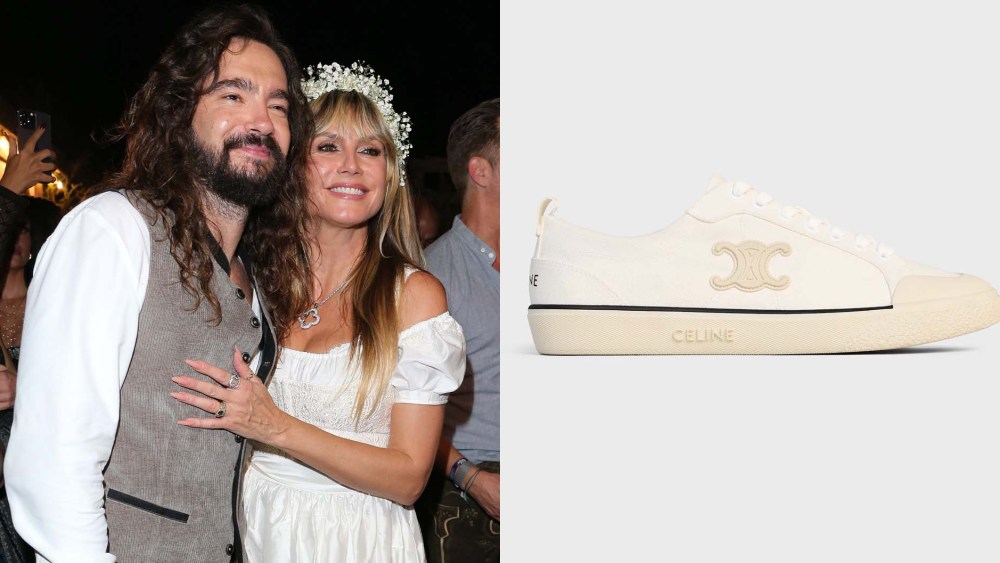Heidi Klum Joins White Luxury Sneaker Trend in Celine at Oktoberfest