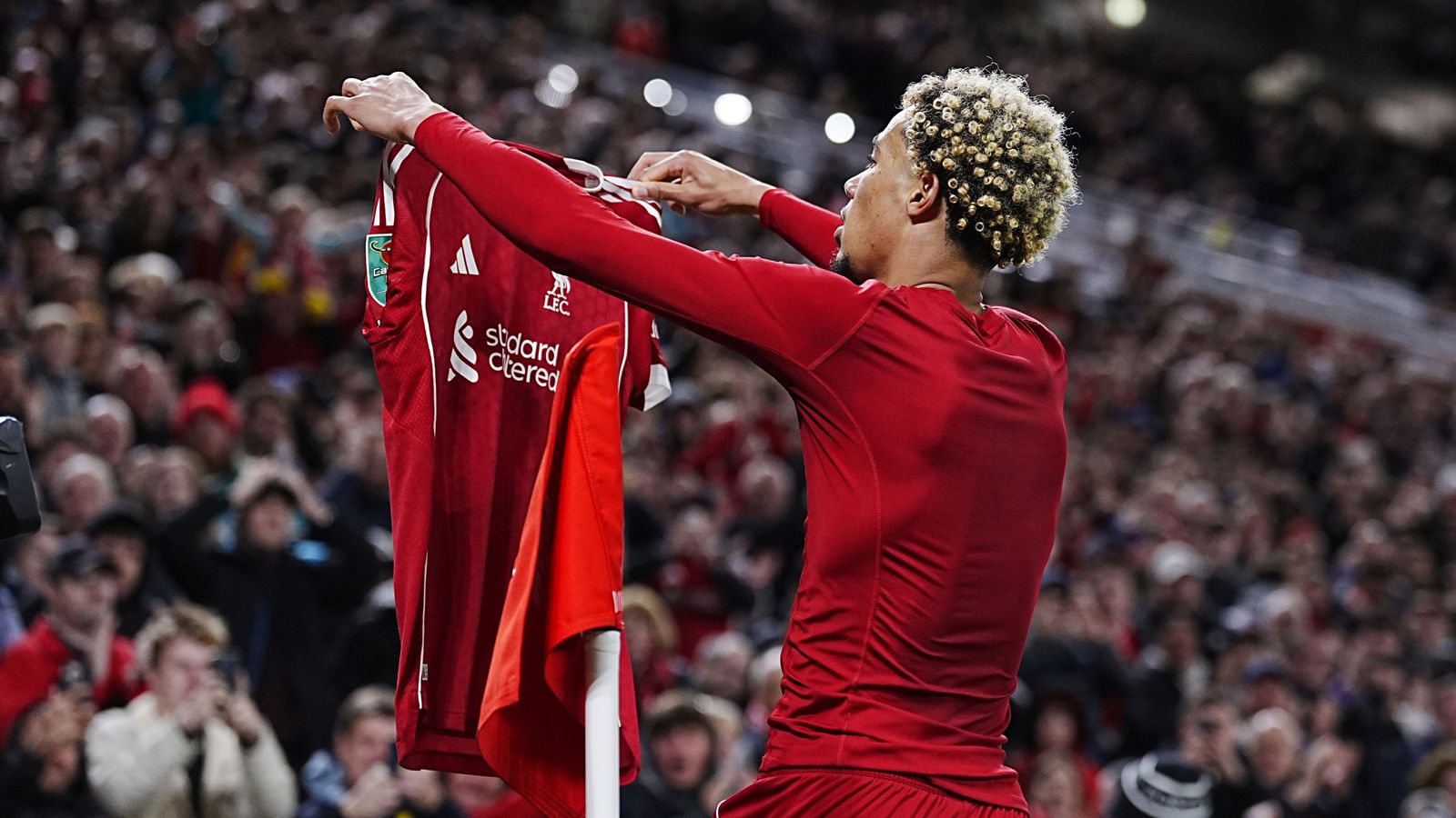Hugo Ekitike red card: Liverpool boss Arne Slot unhappy to lose forward for Crystal Palace trip after ‘stupid’ sending off | Football News