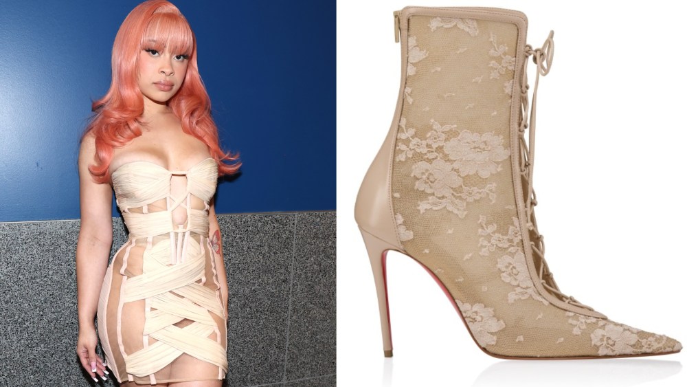Ice Spice Gets Romantic With Lacy Louboutins at the MTV VMAs 2025