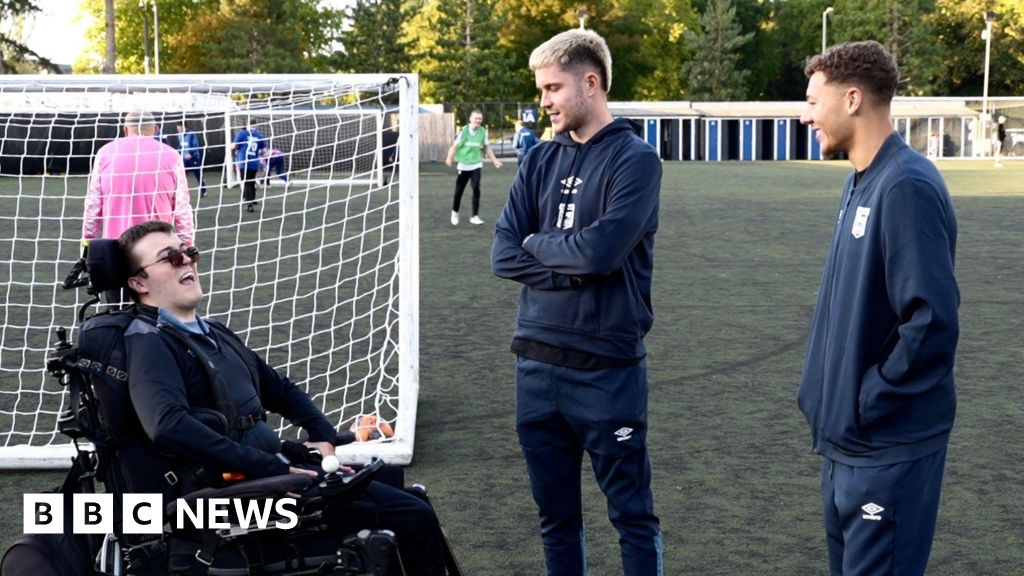 Ipswich Town players take part in disability football sessions