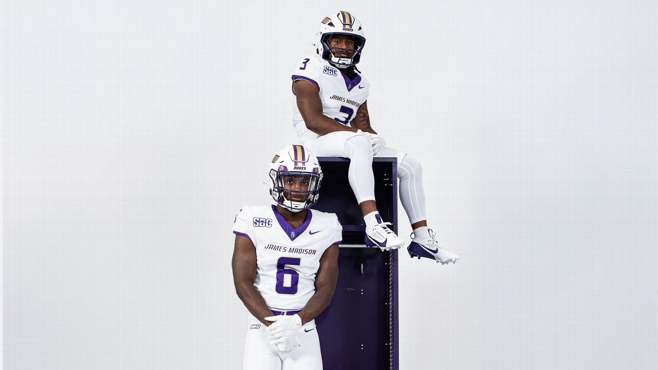 JMU’s icy white threads top best Week 2 college football uniforms