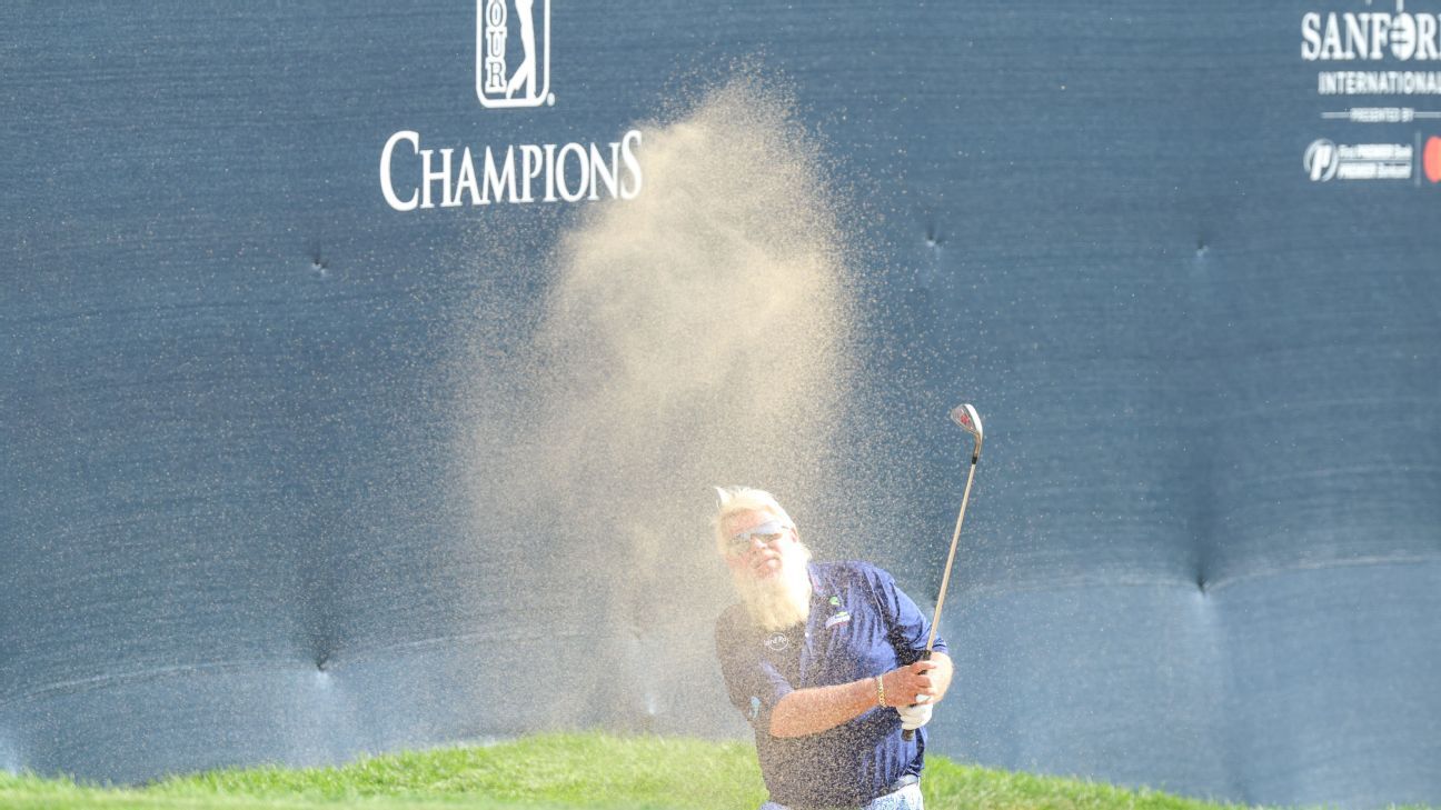 John Daly opens Champions tour event with record-high 19 on hole