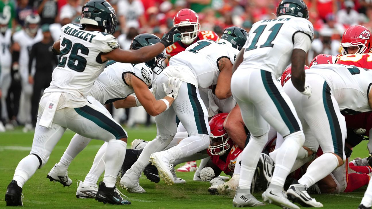 Jordan Mailata on chatter Eagles won due to tush push – ‘Rubbish’