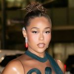 Jordyn Woods at New York Fashion Week.