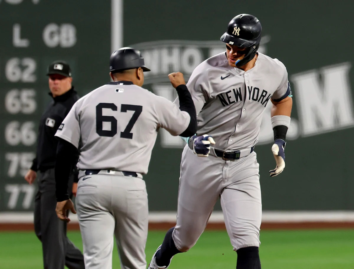 Judge passes DiMaggio, Gil pitches 6 no-hit innings as Yankees beat Red Sox 4-1