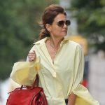 Katie Holmes Brings Summer’s Favorite Colors With Her Into Fall