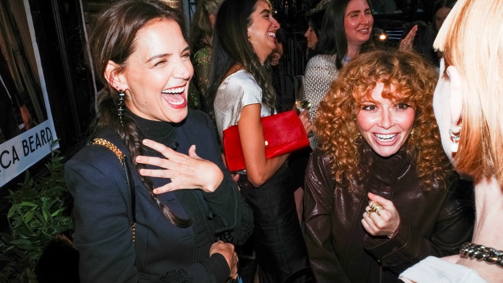 Katie Holmes, Natasha Lyonne, Molly Gordon & More Party with Veronica Beard at Corner Bistro