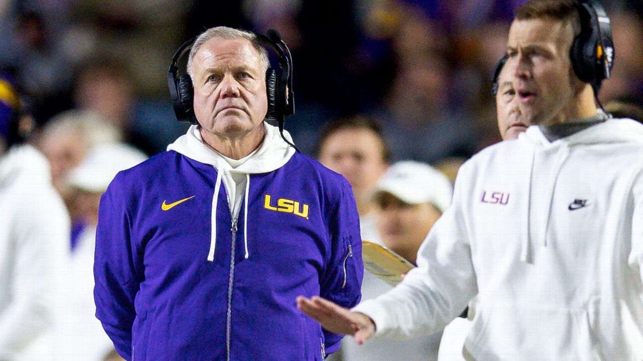 LSU’s Brian Kelly apologizes to reporter for tirade after win