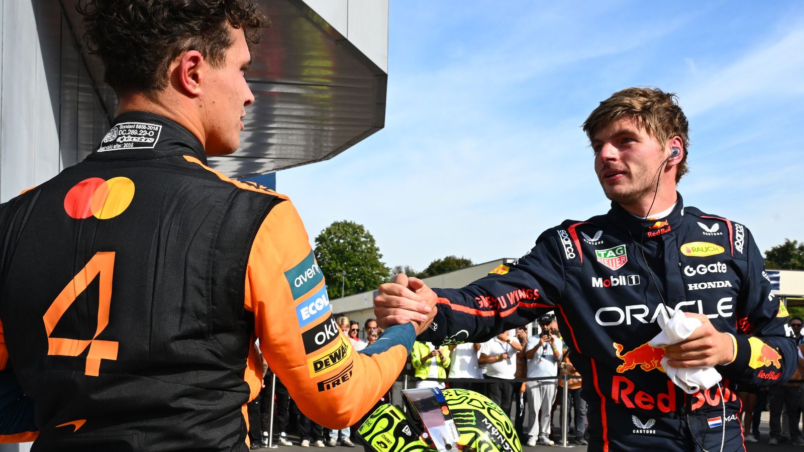 Lando Norris: McLaren driver says he was ‘pushed off’ by Max Verstappen in Monza race start | F1 News