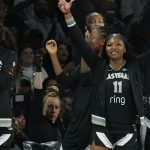 Las Vegas Aces win 17th in row, top Seattle Storm in Game 1