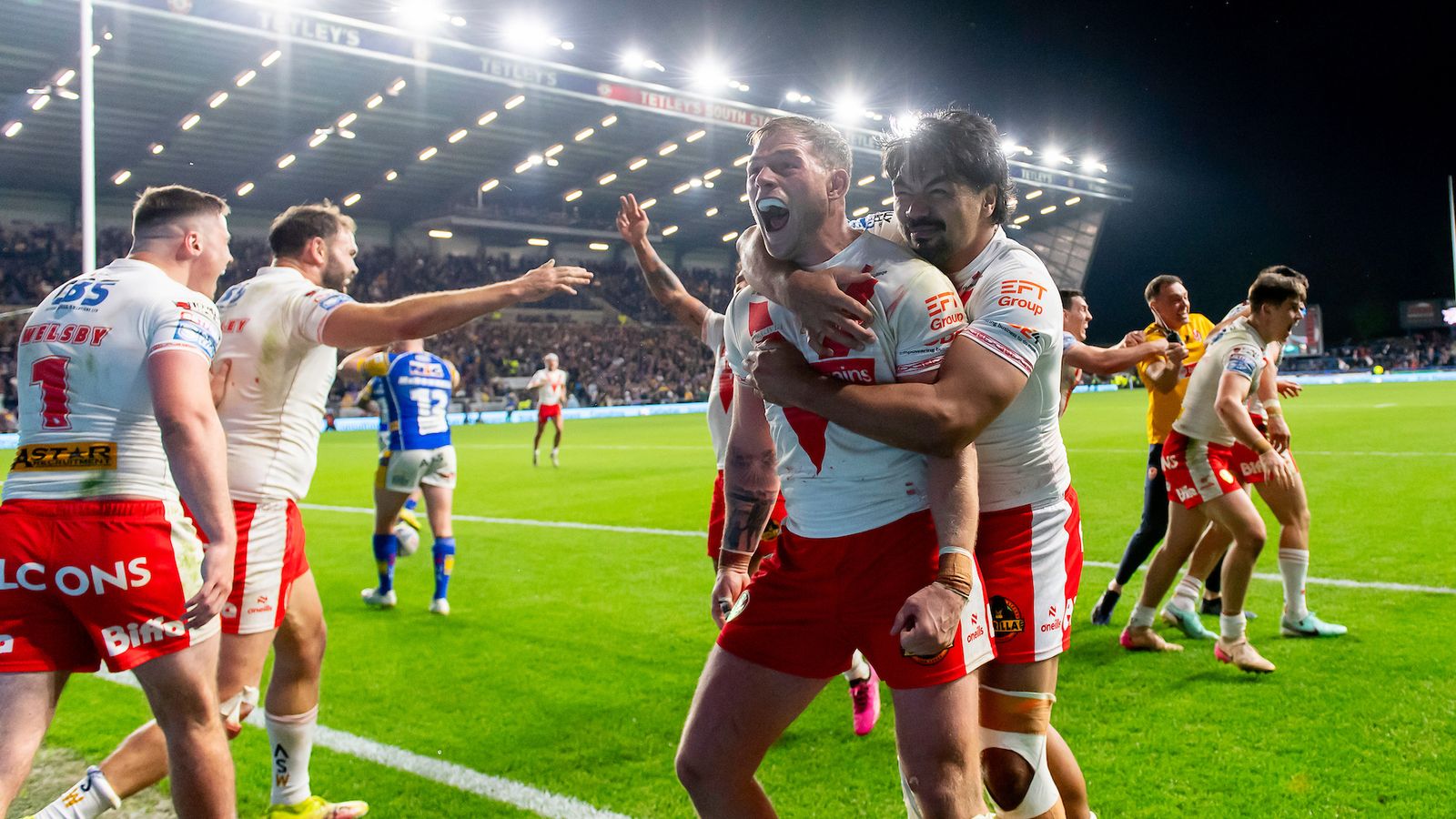 Leeds Rhinos 14-16 St Helens: Shane Wright’s dramatic late try sends Saints through to semi-finals | Rugby League News