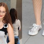 Lola Tung wearing Vivaia shoes in New York City on Sept. 2, 2025.