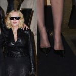 Lourdes Leon, Madonna at the Saint Laurent fashion show as part of spring 2026 Paris Fashion Week held at Fontaine du Trocadéro on Monday in Paris, France.