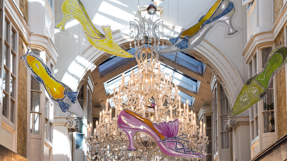 Manolo Blahnik’s Marie Antoinette Capsule at Burlington Arcade
