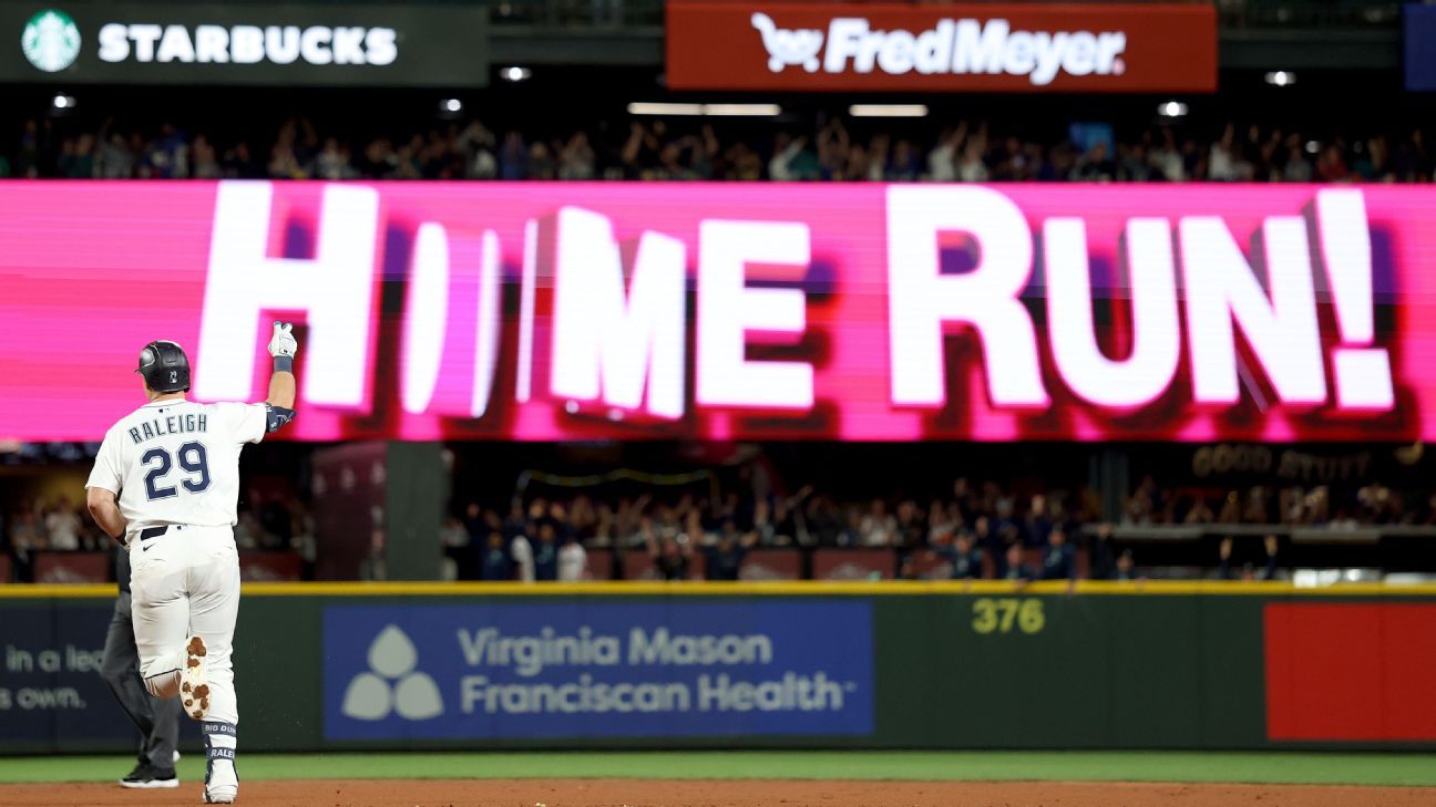 Mariners look for fan who gave Raleigh’s 60th HR ball to boy