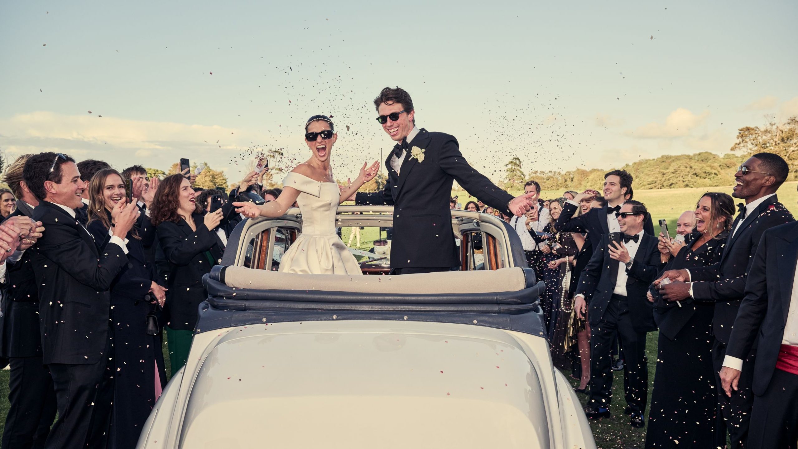 Marisa Abela Wore Emilia Wickstead for Her Old Hollywood-Inspired Wedding to Jamie Bogyo in East Sussex
