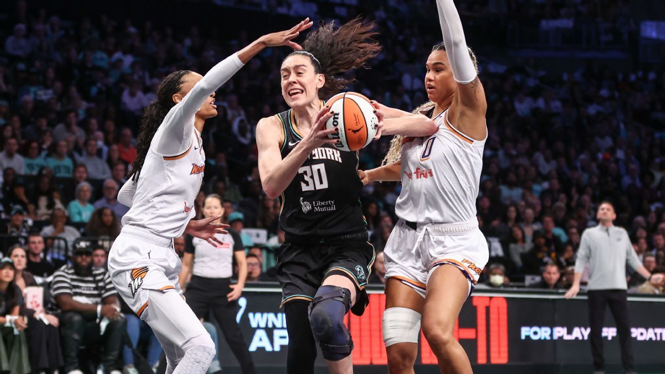 Mercury force Game 3 as Breanna Stewart, Liberty struggle