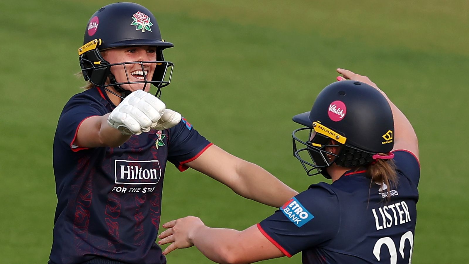 Metro Bank Women’s One Day Cup: Gaby Lewis hundred leads Lancashire to title as Hampshire lose another final | Cricket News
