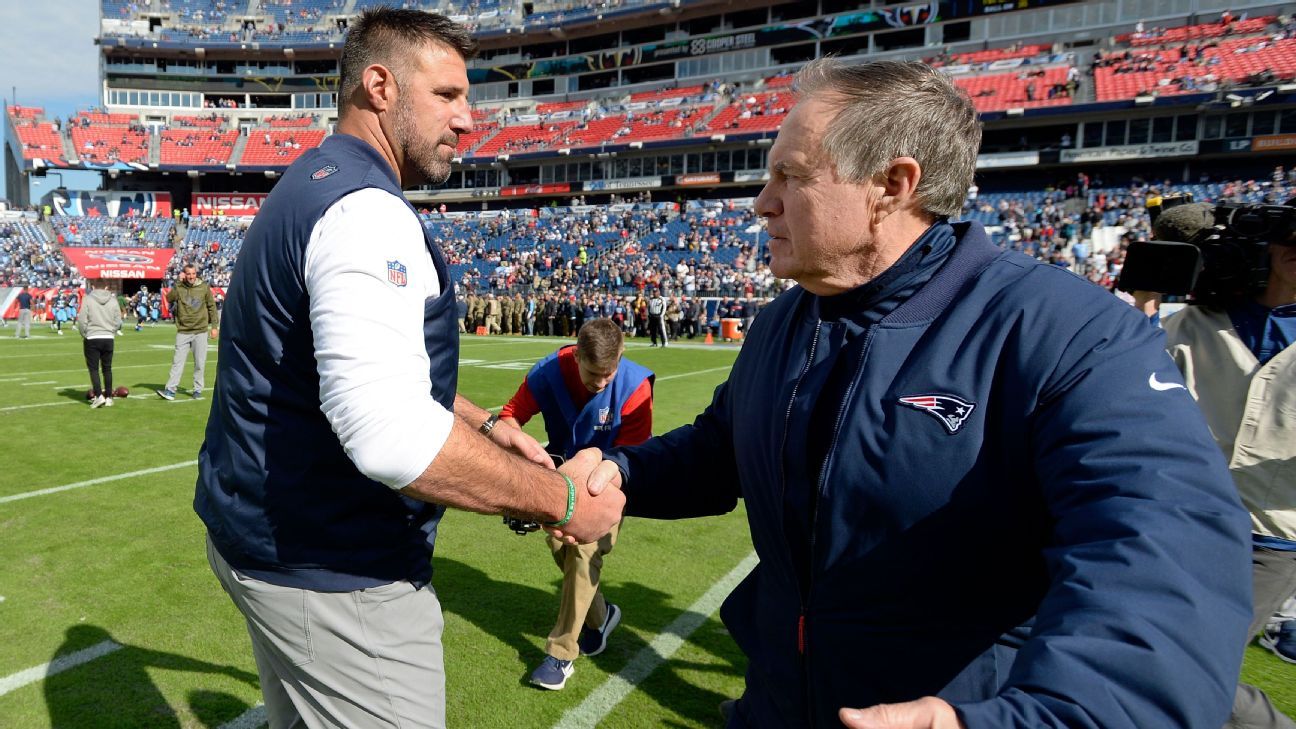 Mike Vrabel says Bill Belichick welcome at Patriots facility