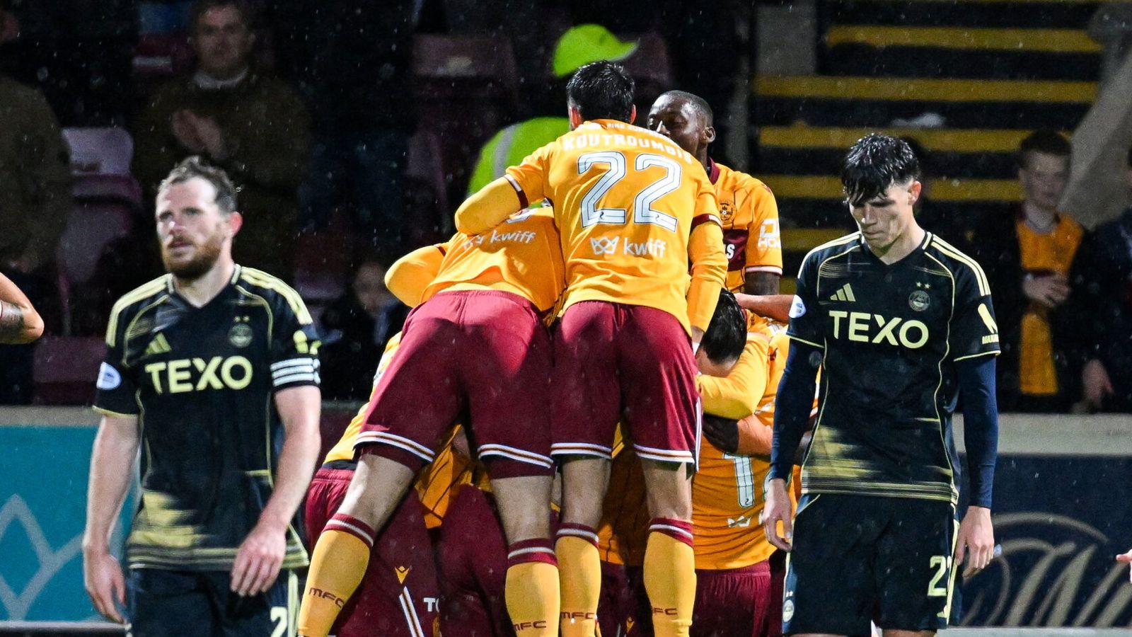 Motherwell 2 – 0 Aberdeen