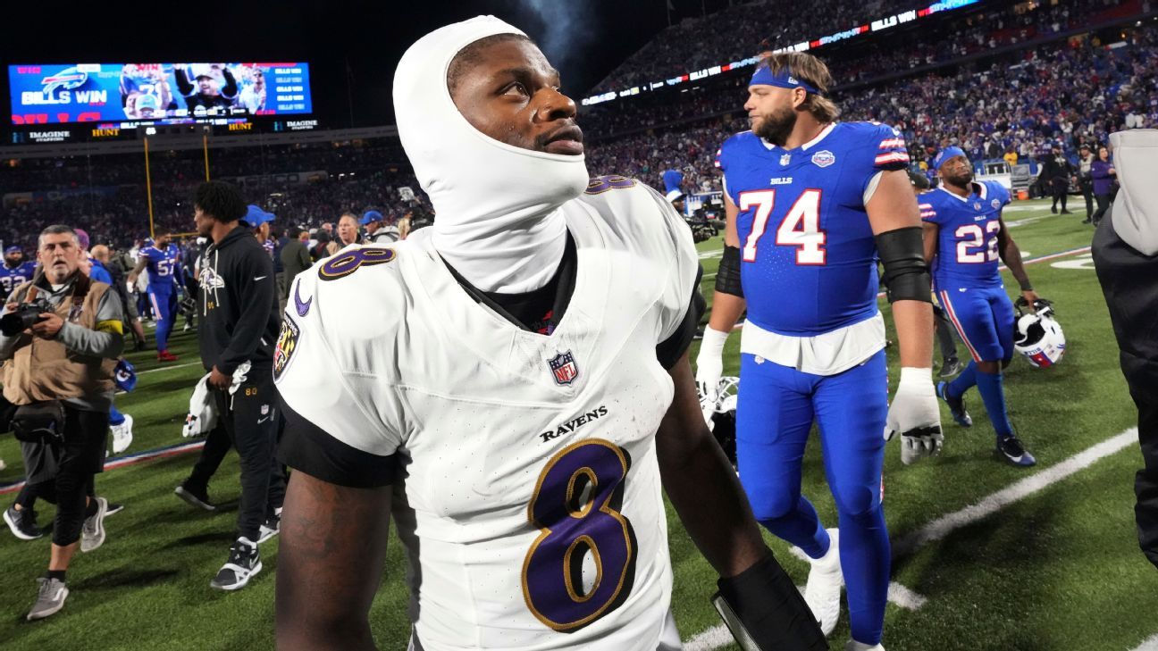 NFL won’t discipline Ravens’ Lamar Jackson for shoving Bills fan