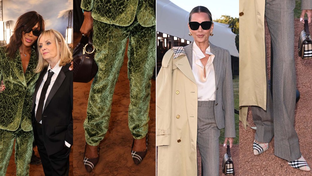 Naomi Campbell & More Put Burberry’s Shoe Codes Front & Center at LFW
