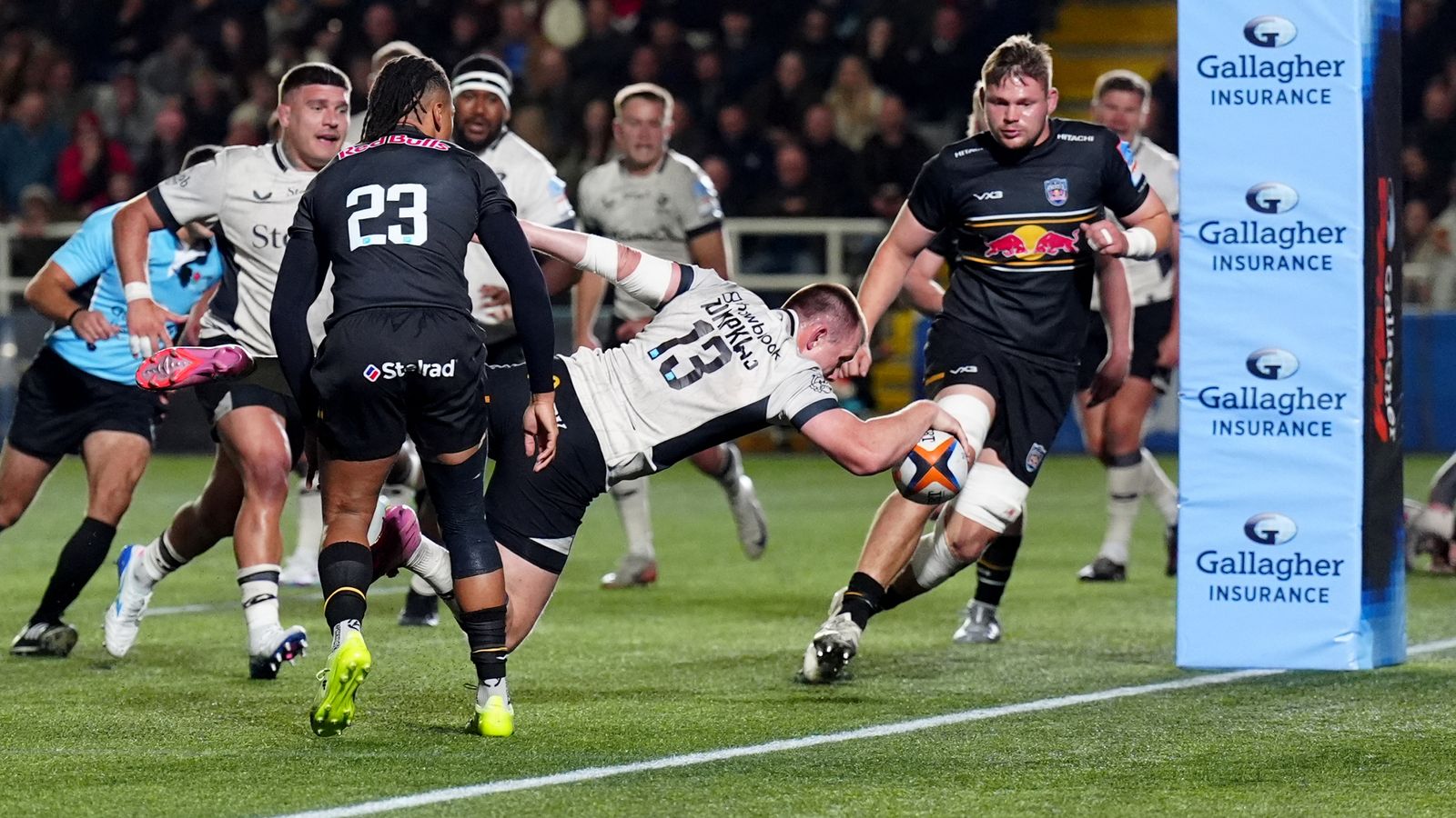 Owen Farrell returns to lead Saracens to 39-17 victory over revamped Newcastle Red Bulls as Premiership returns | Rugby Union News
