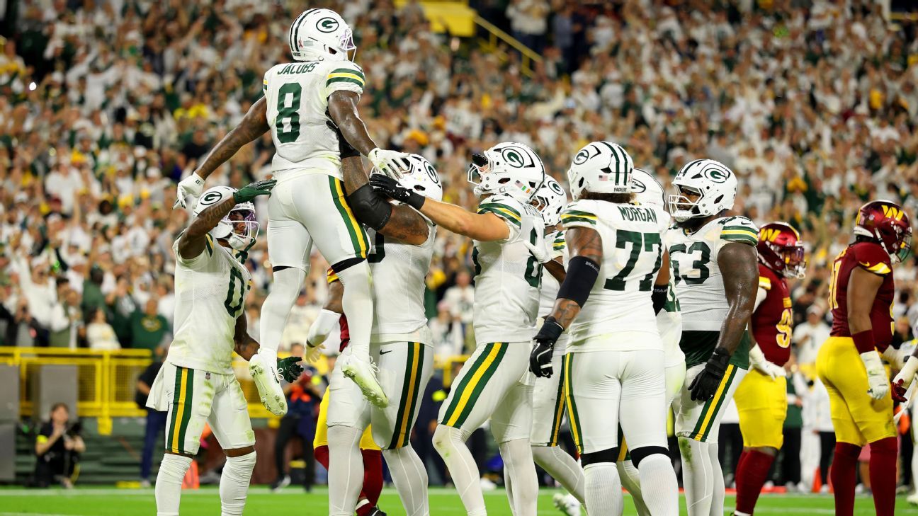 Packers continue impressive start with win vs. Commanders