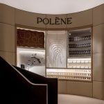 The experiential space inside the Polène flagship in Paris