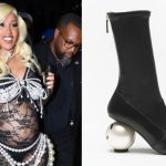 Cardi B arrives to the Highlight Room in Manhattan on Thursday.