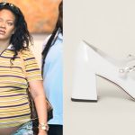 Rihanna is seen on Sept. 3, 2025 in Los Angeles, California in Miu Miu heels