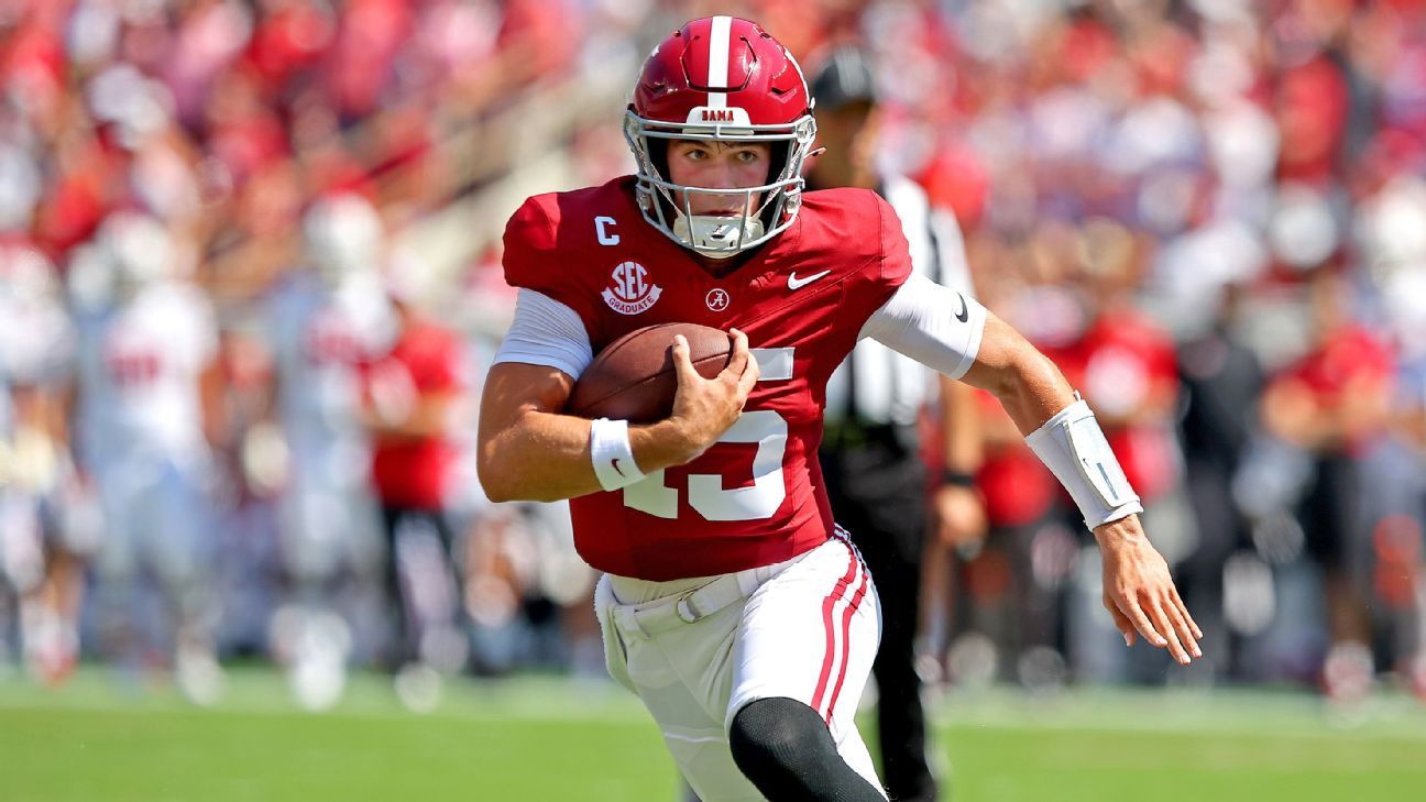 QB Simpson, WR Williams shine as Tide roll past Wisconsin