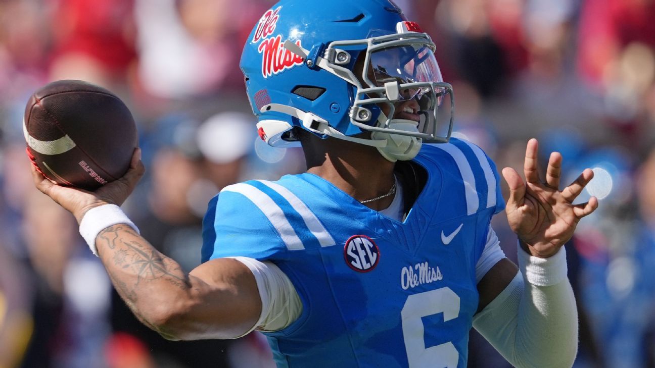 ‘Really cool story’: Trinidad Chambliss stars for Ole Miss
