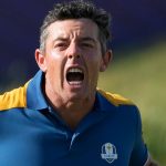 Europe's Rory McIlroy, 2023, Ryder Cup, Rome (Associated Press)