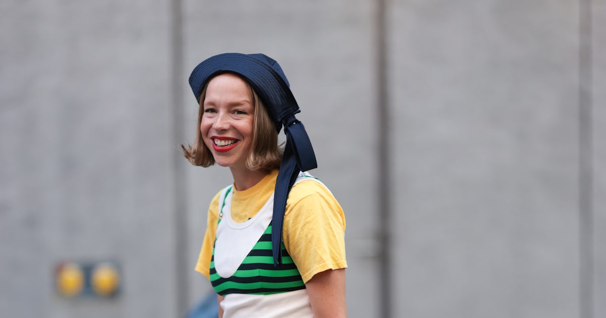 Sailor Hats Are A Street Style Craze For Fashion Month