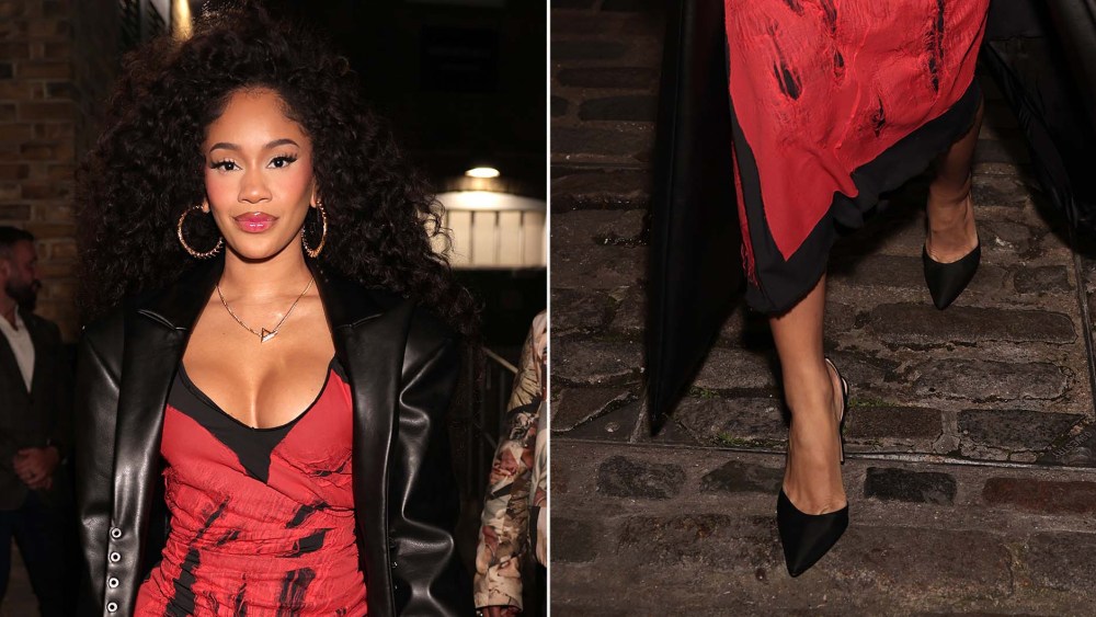 Saweetie Joins Black Slingback Revival at EE72 London Fashion Week