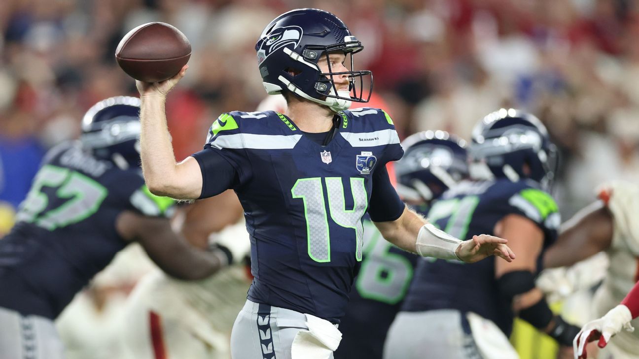 Seahawks’ Darnold calmly directs winning drive vs. Cardinals