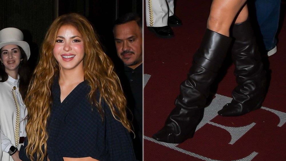 Shakira’s Slouchy Boots Had a Hidden Twist at Global Citizen Festival