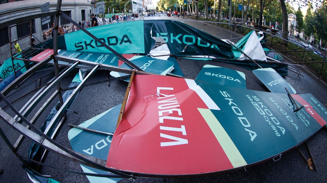 Spanish Vuelta cut short by protests; Jonas Vingegaard wins