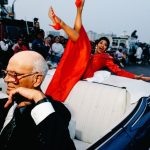 (Original Caption) Parade held on the Atlantic City Boardwalk the night before the Miss American Pageant. (Photo by mark peterson/Corbis via Getty Images)