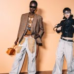 Backstage at the Coach spring 2025 ready-to-wear show at New York Fashion Week.