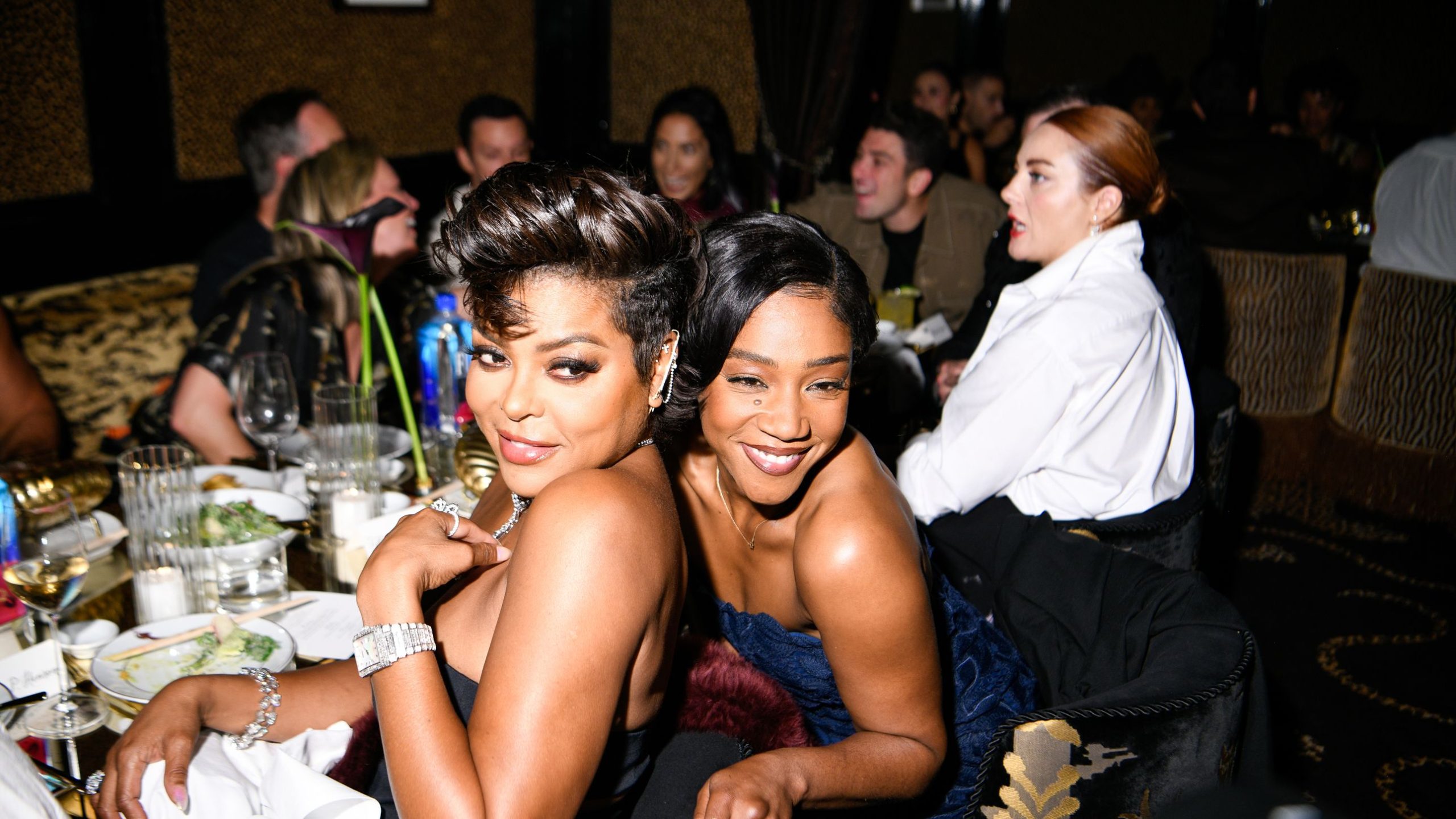 Taraji P. Henson and Tiffany Haddish Toasted Simkhai’s Latest Collection With a Post-Show Dinner