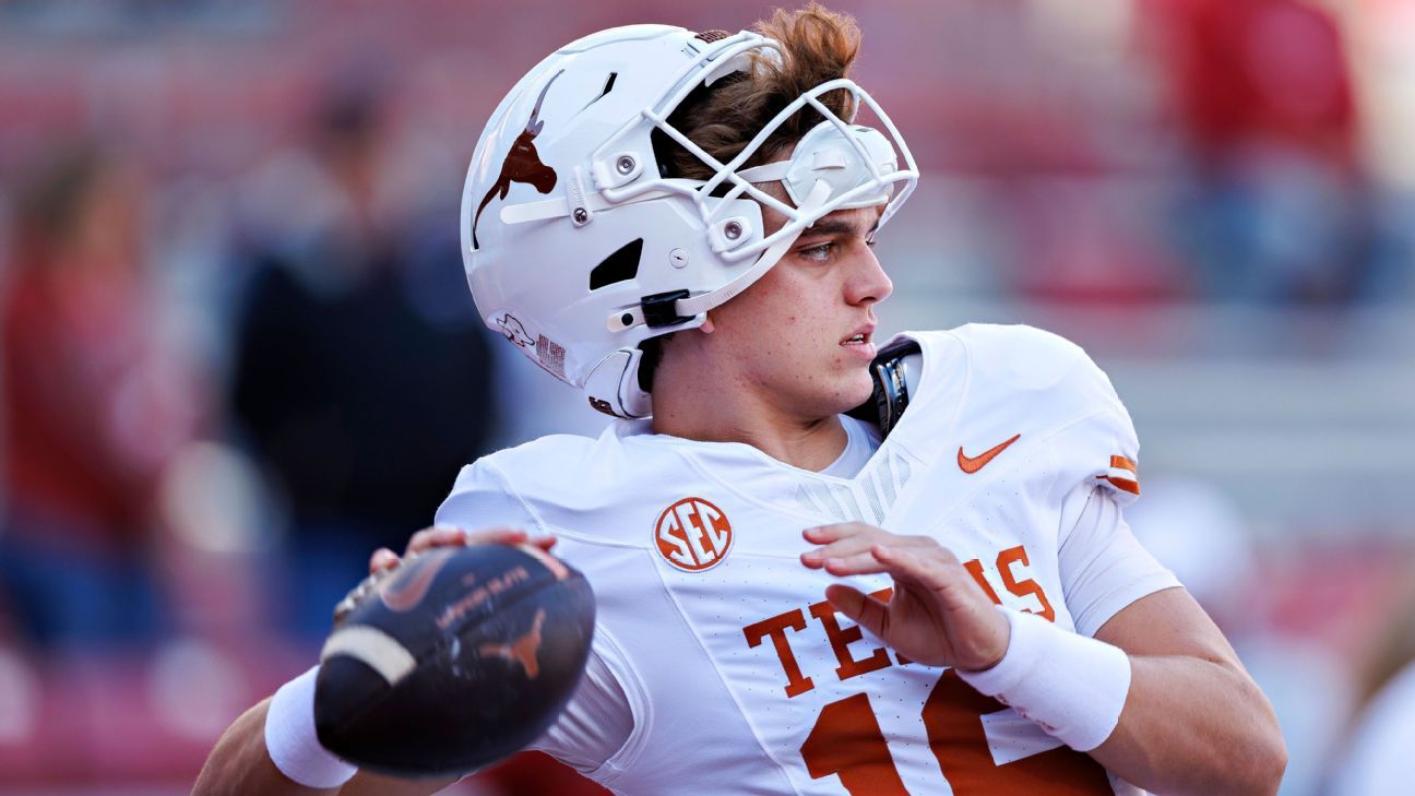 Texas QB Arch Manning promises to improve amid struggles