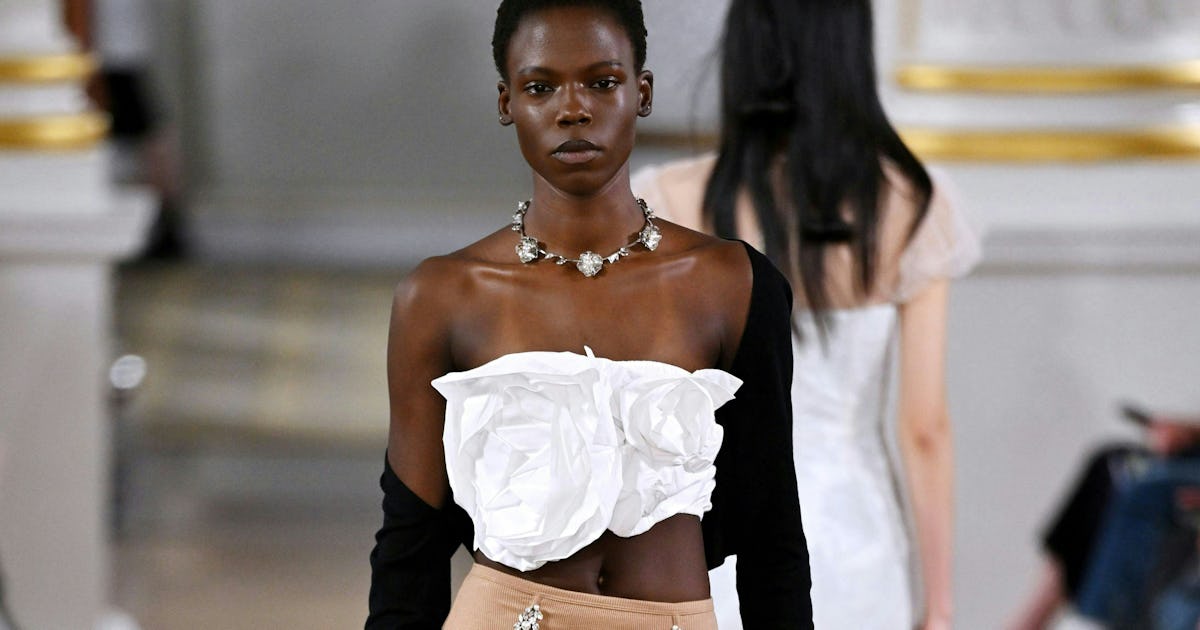 The Underwear-As-Outerwear Look Is Dominating LFW Spring/Summer 2026